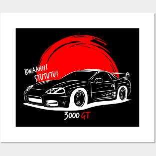 VR4 3000 GT Draw Posters and Art